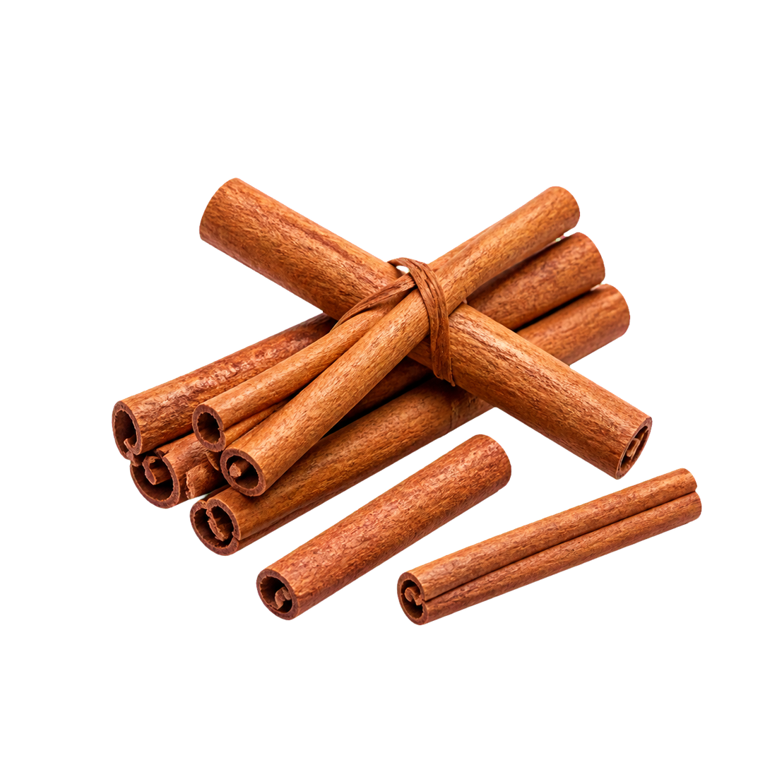 Isolated Cinnamon Sticks ingredient selection