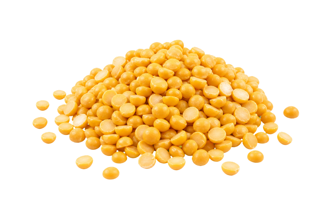 Isolated Split Chickpeas ingredient selection