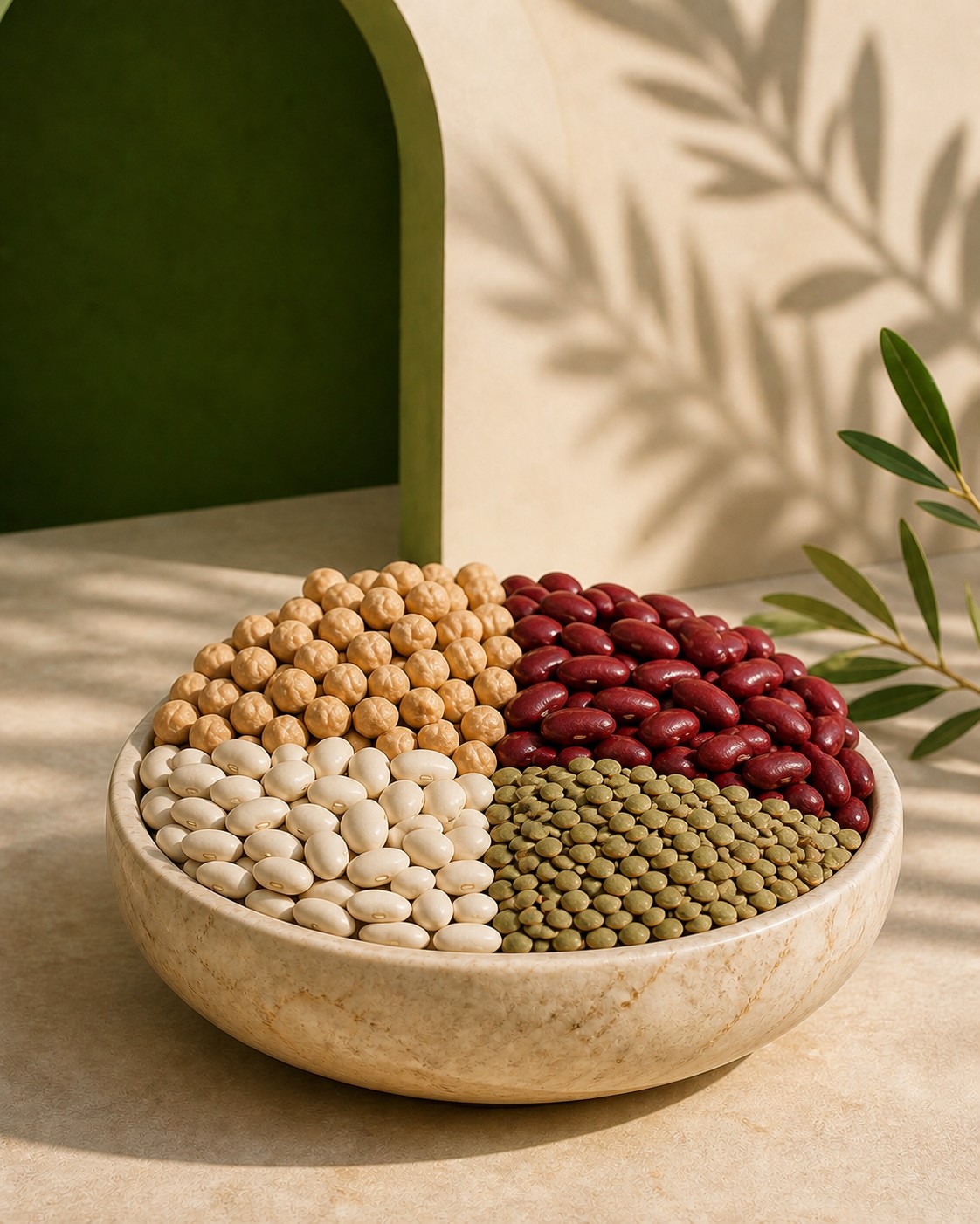 A premium selection of pulses and legumes prepared for business supply